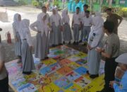 Pelajar SMAN 1 Gambut Antusias Mengikuti Simulasi Mitigasi Bencana