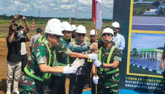 Gubernur Kalsel Apresiasi Peletakan Batu Pertama Batalyon Infanteri Teritorial Pembangunan di Tanah Bumbu