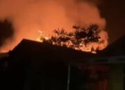 Kebakaran di Batola Hanguskan Dua Rumah Kosong