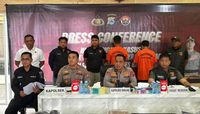 Polsek Gambut Ungkap Dua Kasus Pencurian
