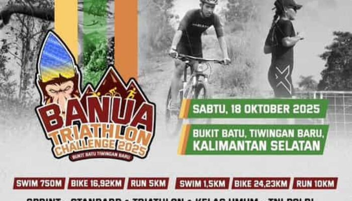 Banua Triathlon 2025 di Bukit Batu, Ajang Promosi Wisata Kalsel