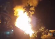 Kebakaran Di Basarang Hanguskan Rumah Dan Motor