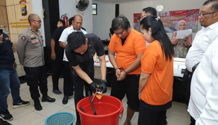 Polresta Banjarmasin Musnahkan Barbuk Narkoba Dari 30 Tersangka