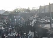 Kebakaran di Pandahan Tanah Laut, 5 Rumah Jadi Arang