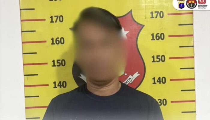 Warga Handil Baru  Diamankan Polsek Samboja Dengan Barbuk 14 Paket Sabu