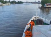Tim SAR Gabungan Perluas Area Pencarian Penumpang KM Dharma Rucitra I Diduga Tenggelam Di Muara Sungai Barito