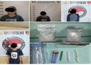 Pesta Sabu di Hotel, Tiga Pria Satu Wanita Ditangkap