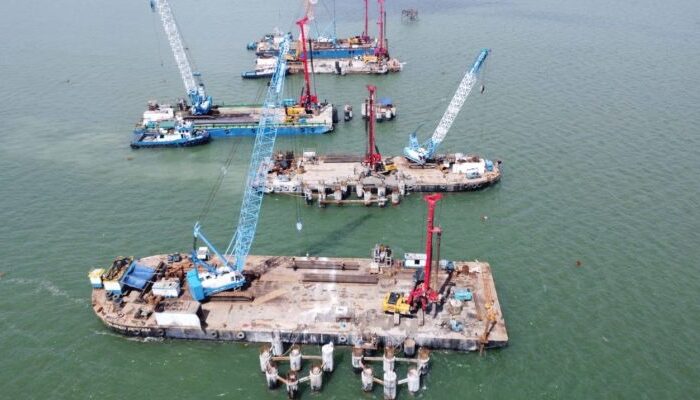 Proyek Jembatan Penghubung Batulicin–Pulau Laut Terus Dikebut, Dinas PUPR Kalsel Pastikan Tetap On Track