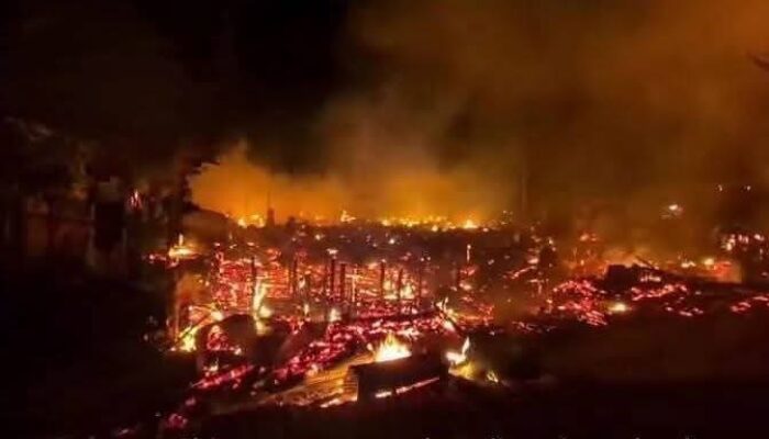 Kebakaran Pasar Kasongan Lama, Puluhan Bangunan Dilalap Api