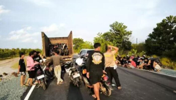 Polsek Jorong Gerebek Balap Liar: 27 Motor Diangkut!