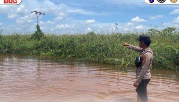 Banjir Kecamatan Kenohan Kukar, Jalan Loa Surut Lumpuh