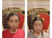 Terciduk Bawa Sabu, Dua Wanita Tak Berkutik di Depan Polwan