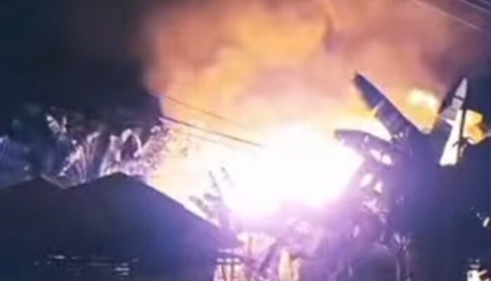 Satu Rumah di Pemangkih HST Hangus Terbakar