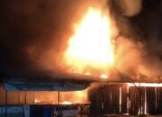 Kebakaran  Melanda Simpang Tiga Nusa Indah Tanah Laut