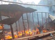 Kebakaran di Desa Patikalain HST, Dua Rumah Ludes