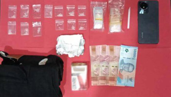Pengedar Sabu di Bontang Diciduk, Simpan 13 Paket Siap Edar