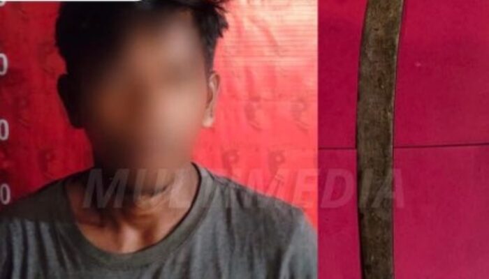 Jaga Parkir Bawa Parang, Pria Samarinda Ngaku Buat Jaga Diri