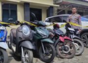 Polres Tabalong Sikat Pelaku Curanmor, Perempuan Ikut Terjaring