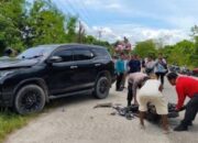 Tabrakan Adu Banteng di Kota Bangun Tewaskan Pengendara Motor