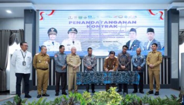 Jembatan Pulau Laut Ditandatangani,  Gubernur Kalsel: Langsung Kerjakan