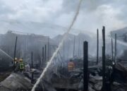 Kebakaran  di Pekauman Martapura: 9 Rumah Terdampak