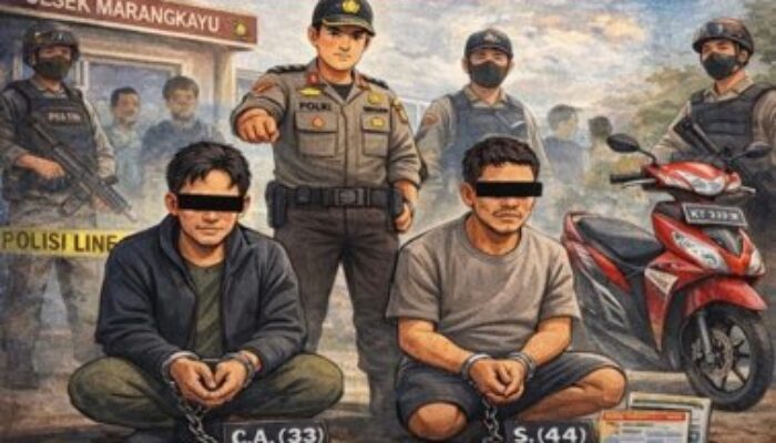 Apes! Dua Pencuri Motor Gagal Beraksi di Marangkayu