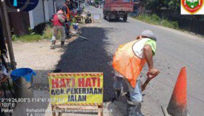 Dinas PUPR Kalsel Targetkan Jalan Provinsi ‘Zero Lubang’