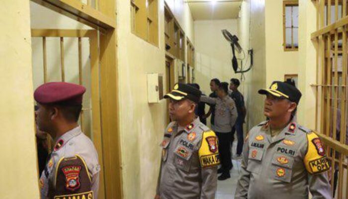 Polres HST Sidak Ruang Tahanan